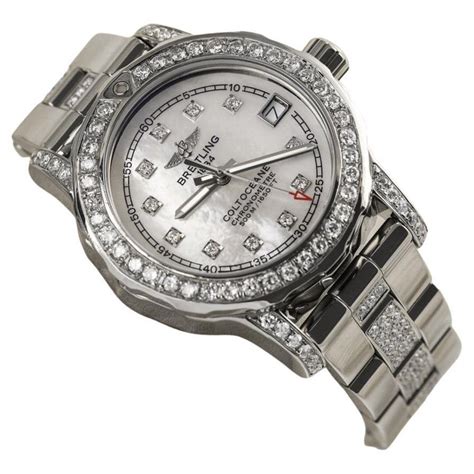 black diamond breitling sale|diamond breitling watches for sale.